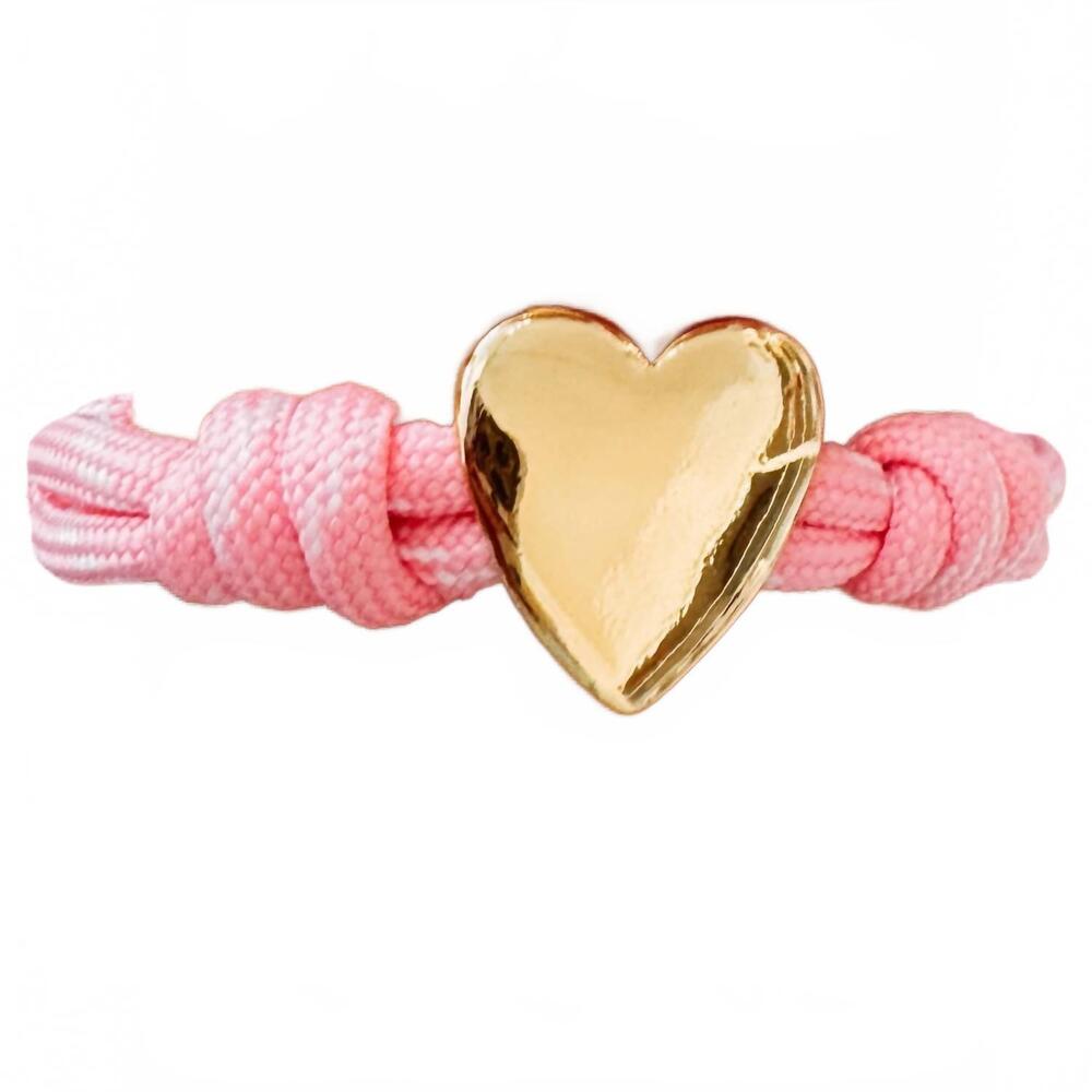 NEW SPARKLE FOR THE SOUL women's sierra heart cord bracelet in blush